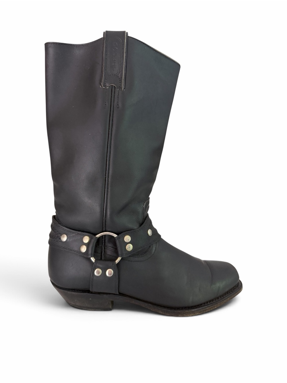 BOULET Black Leather Harness Motorcycle Biker Boots 6.5 - Picture 3 of 16